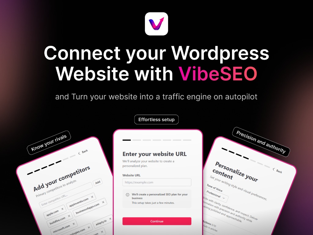 Connect VibeSEO to WordPress